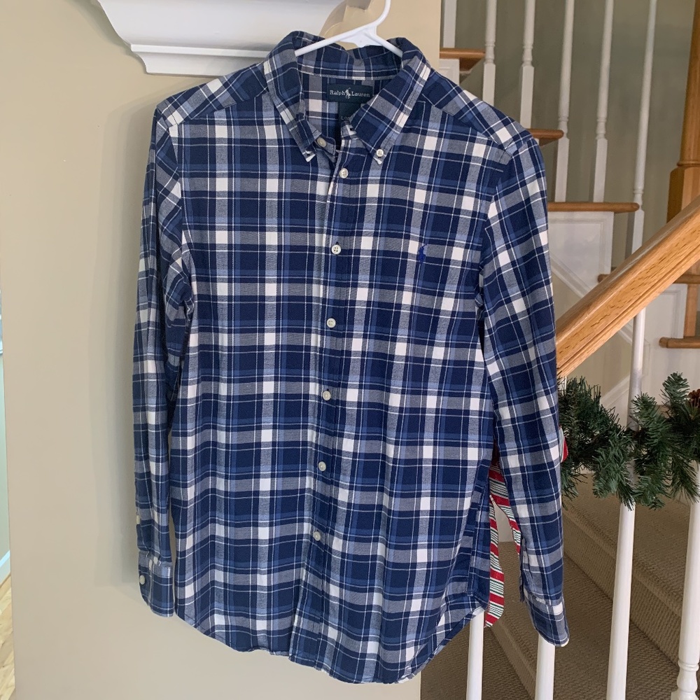 Boys Ralph Lauren Plaid Button Down